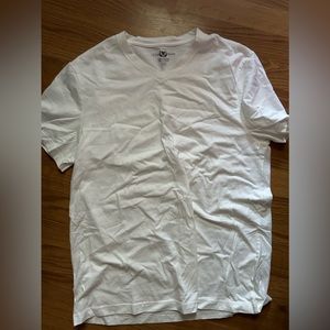 Club Room White V Neck Shirt Size XL